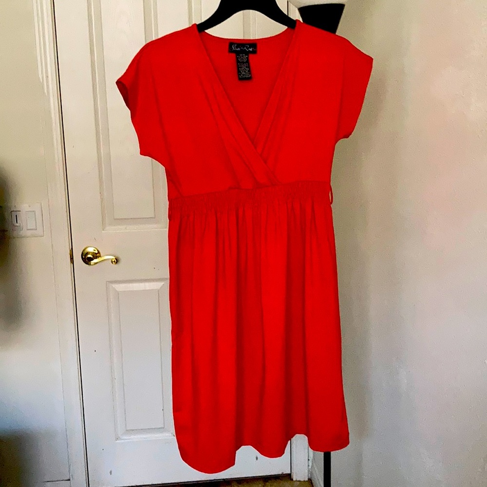 Red dress